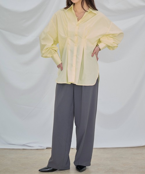 Dita Muaj.(ディータムアージュ)の「ルーズフィットタックシャツ(シャツ/ブラウス・レディース・ブルー・FREE)」の19枚目の写真