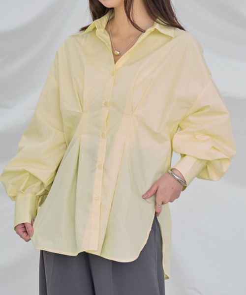 Dita Muaj.(ディータムアージュ)の「ルーズフィットタックシャツ(シャツ/ブラウス・レディース・ブルー・FREE)」の22枚目の写真