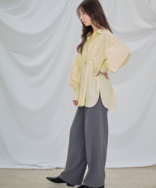 Dita Muaj.(ディータムアージュ)の「ルーズフィットタックシャツ(シャツ/ブラウス・レディース・ブルー・FREE)」の17枚目の写真