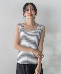 Droite lautreamont | リブスクエアタンクトップ(タンクトップ)