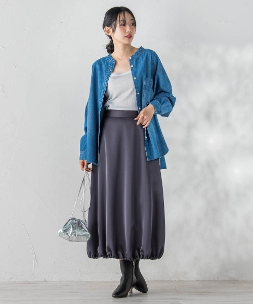 Droite lautreamont（ドロワットロートレアモン）の「リブスクエアタンクトップ（タンクトップ・レディース・オフホワイト/ブラック系その他/ブラック/アイボリー・M）」の9枚目の写真