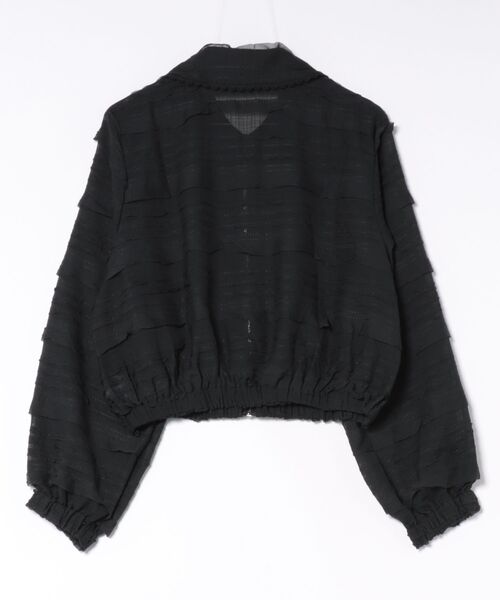 aimoha（アイモハ）の「フリルレースショートブルゾン（ブルゾン・レディース・ライトベージュ/ブラック・FREE）」の14枚目の写真