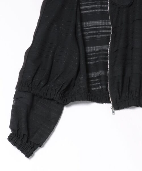 aimoha（アイモハ）の「フリルレースショートブルゾン（ブルゾン・レディース・ライトベージュ/ブラック・FREE）」の15枚目の写真