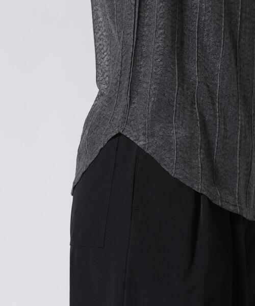 DROIT BELLO(ドロイトベロ)の「DROIT BELLO(ドロイトベロ)チュールTOPS(Tシャツ/カットソー・レディース・ホワイト/チャコールグレー・F)」の5枚目の写真