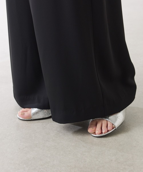 COLLAGE GALLARDAGALANTE(コラージュガリャルダガランテ)の「Nuel/ 2WAYハイウエストパンツ(スラックス・レディース・ブラック/モカ・FREE)」の17枚目の写真