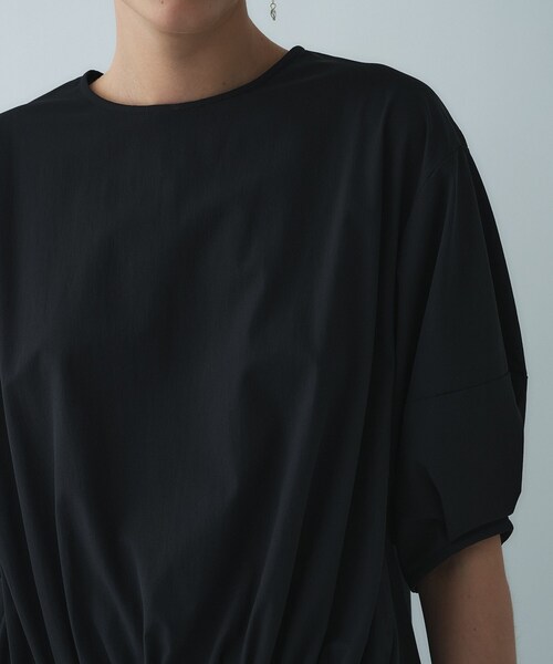 cloenc（クロエンス）の「【UVカット】ラッシュガード／パフスリーブプルオーバー（シャツ/ブラウス・レディース・ダークブラウン/ブラック・02）」の15枚目の写真