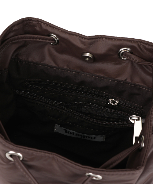 LOTSYOU（ロッツユー）の「lotsyou_Nostalgia Pooky Backpack Dark Brown（バックパック/リュック・レディース・その他・OS）」の8枚目の写真