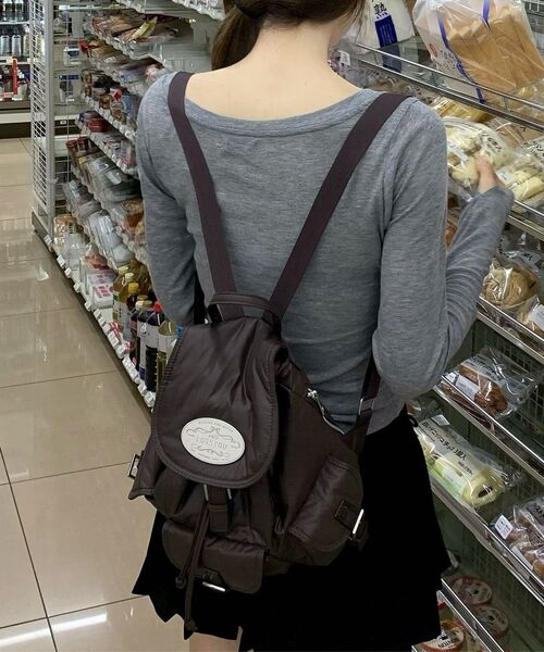 LOTSYOU（ロッツユー）の「lotsyou_Nostalgia Pooky Backpack Dark Brown（バックパック/リュック・レディース・その他・OS）」の10枚目の写真