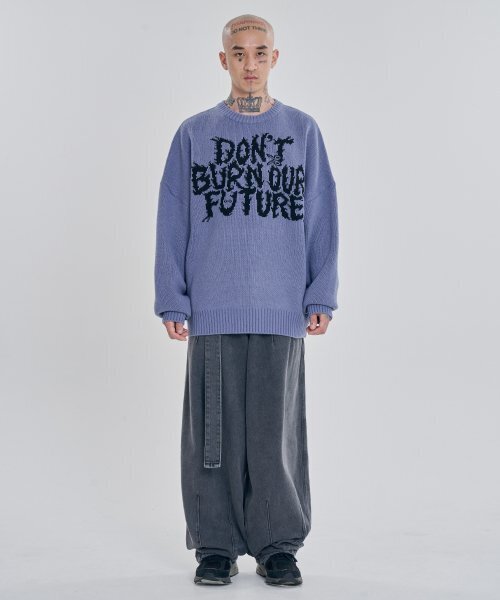 AJOBYAJO（アジョバイアジョ）の「[PBA] DBOF Wool Knit Sweater [LILAC]（ニット/セーター・レディース・その他・X-LARGE/LARGE/MEDIUM/SMALL）」の5枚目の写真