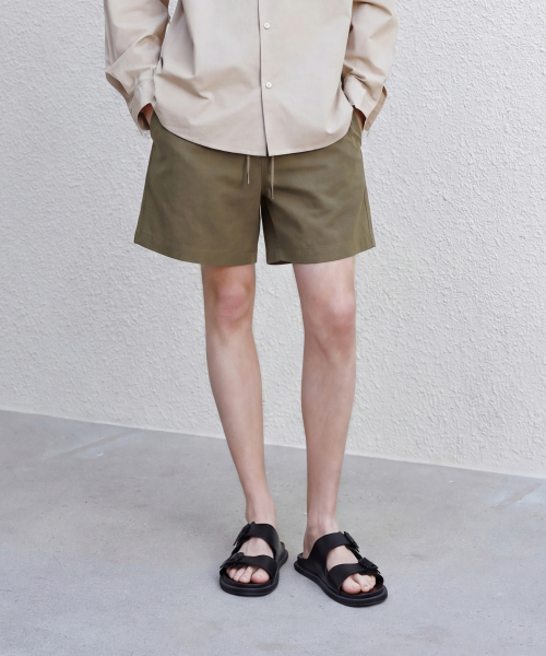 J'RIUM(ジェイリウム)の「ニコルリネンドローストリングショーツカーキ(その他パンツ・メンズ・その他・LARGE/MEDIUM)」の1枚目の写真
