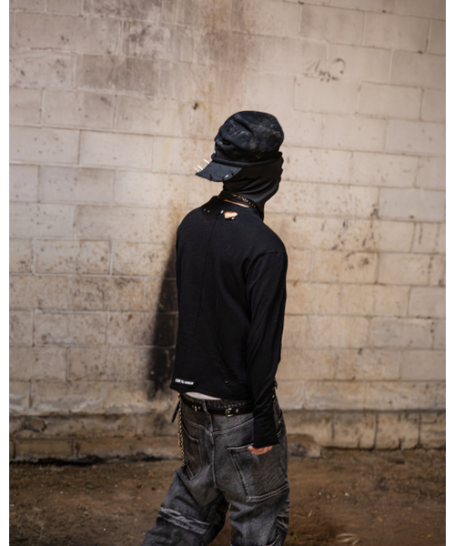 ROARINGRAD(ロアリングラド)の「スラブデストロイドロングスリーブブラック(Tシャツ/カットソー・レディース・その他・MEDIUM/LARGE)」の3枚目の写真
