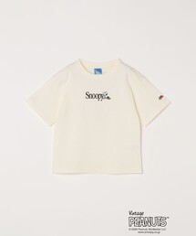 セール】FRUIT OF THE LOOM: PEANUTS 刺繍 Tシャツ<KIDS>（Tシャツ
