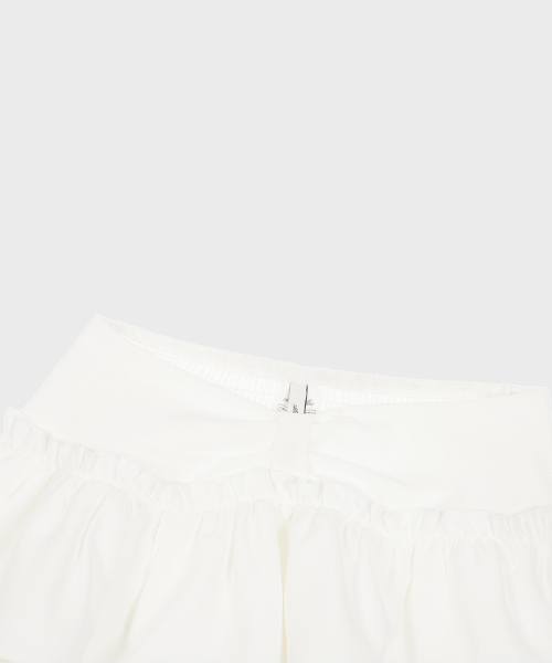 ALKI ALKA(アルキアルカ)の「Ribbon Tiered Mini Skirt (Ivory)(スカート・レディース・アイボリー・MEDIUM/SMALL)」の7枚目の写真