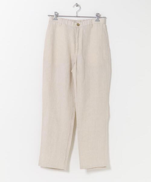 URBAN RESEARCH DOORS(アーバンリサーチドアーズ)の「シルケットリネン イージートラウザー(その他パンツ・メンズ・ブラウン/アイボリー/スミクロ・SMALL/LARGE/MEDIUM)」の18枚目の写真