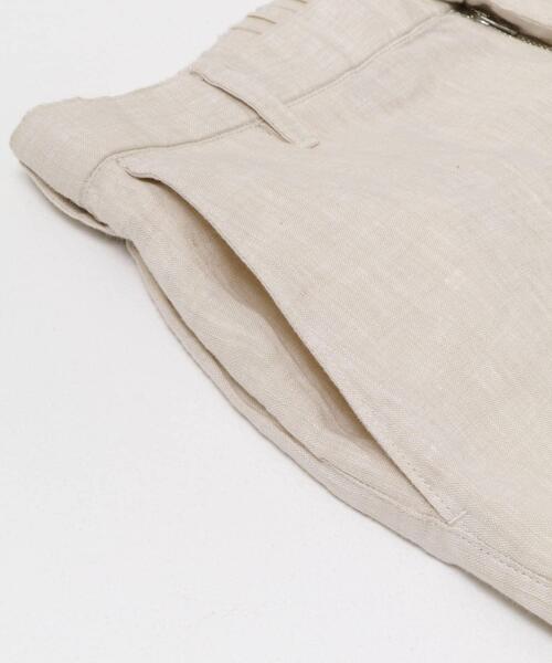 URBAN RESEARCH DOORS(アーバンリサーチドアーズ)の「シルケットリネン イージートラウザー(その他パンツ・メンズ・ブラウン/アイボリー/スミクロ・SMALL/LARGE/MEDIUM)」の19枚目の写真