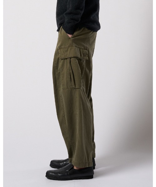 wjk(ダヴルジェイケイ)の「sulfur dyed light easy cargo(カーゴパンツ・メンズ・チャコールグレー/カーキ・SMALL/MEDIUM/LARGE/X-LARGE)」の6枚目の写真