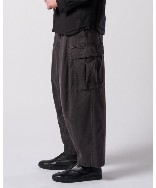 wjk(ダヴルジェイケイ)の「sulfur dyed light easy cargo(カーゴパンツ・メンズ・チャコールグレー/カーキ・SMALL/MEDIUM/LARGE/X-LARGE)」の10枚目の写真