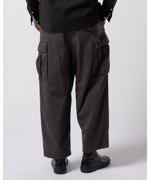 wjk(ダヴルジェイケイ)の「sulfur dyed light easy cargo(カーゴパンツ・メンズ・チャコールグレー/カーキ・SMALL/MEDIUM/LARGE/X-LARGE)」の11枚目の写真
