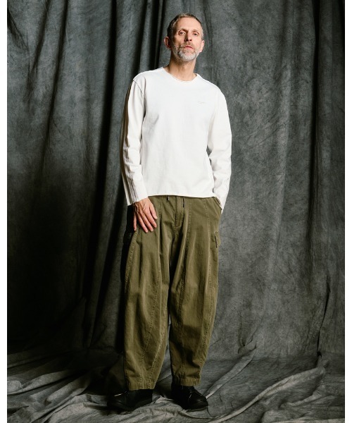 wjk(ダヴルジェイケイ)の「sulfur dyed light easy cargo(カーゴパンツ・メンズ・チャコールグレー/カーキ・SMALL/MEDIUM/LARGE/X-LARGE)」の12枚目の写真