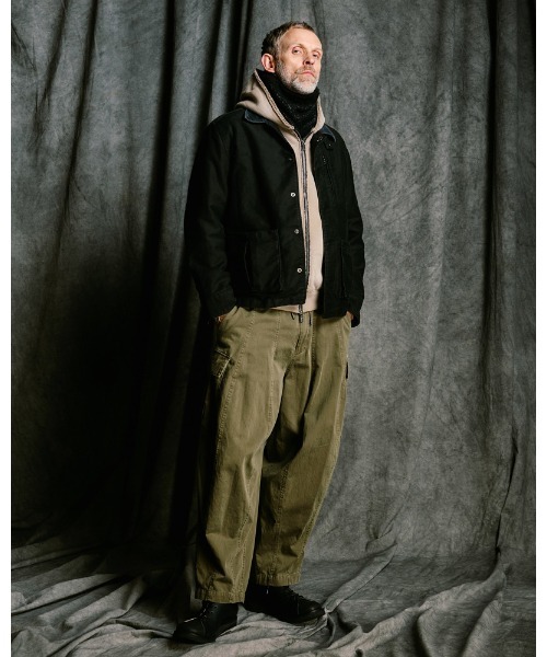 wjk(ダヴルジェイケイ)の「sulfur dyed light easy cargo(カーゴパンツ・メンズ・チャコールグレー/カーキ・SMALL/MEDIUM/LARGE/X-LARGE)」の15枚目の写真