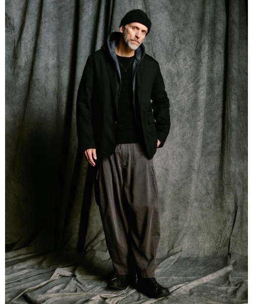 wjk(ダヴルジェイケイ)の「sulfur dyed light easy cargo(カーゴパンツ・メンズ・チャコールグレー/カーキ・SMALL/MEDIUM/LARGE/X-LARGE)」の17枚目の写真
