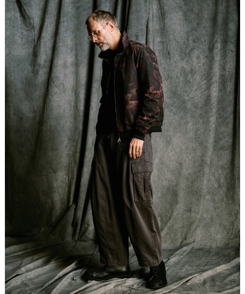 wjk(ダヴルジェイケイ)の「sulfur dyed light easy cargo(カーゴパンツ・メンズ・チャコールグレー/カーキ・SMALL/MEDIUM/LARGE/X-LARGE)」の18枚目の写真