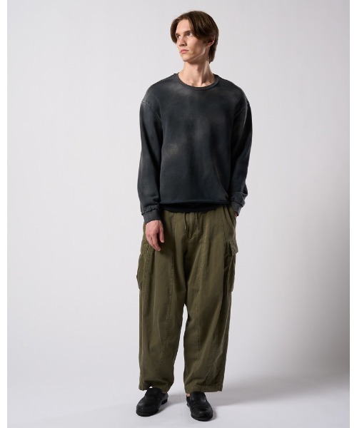 wjk(ダヴルジェイケイ)の「sulfur dyed light easy cargo(カーゴパンツ・メンズ・チャコールグレー/カーキ・SMALL/MEDIUM/LARGE/X-LARGE)」の21枚目の写真