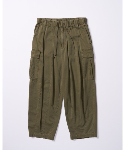 wjk(ダヴルジェイケイ)の「sulfur dyed light easy cargo(カーゴパンツ・メンズ・チャコールグレー/カーキ・SMALL/MEDIUM/LARGE/X-LARGE)」の3枚目の写真
