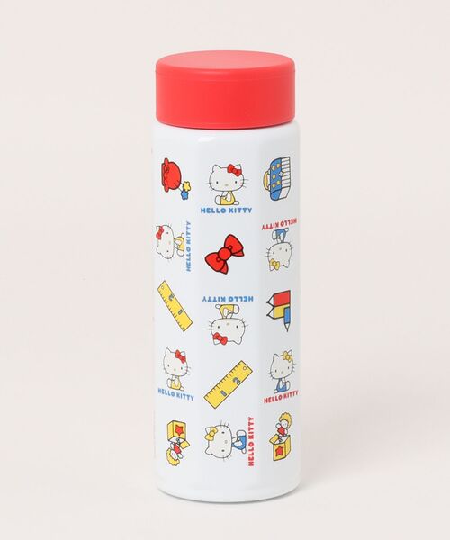sanrio(サンリオ)の「〈SANRIO/サンリオ〉 ハローキティ レトロ25 八角ステンレスボトル 500ml STO5(水筒・レディース・レッド・ONE SIZE)」の6枚目の写真