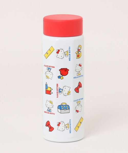 sanrio(サンリオ)の「〈SANRIO/サンリオ〉 ハローキティ レトロ25 八角ステンレスボトル 500ml STO5(水筒・レディース・レッド・ONE SIZE)」の5枚目の写真