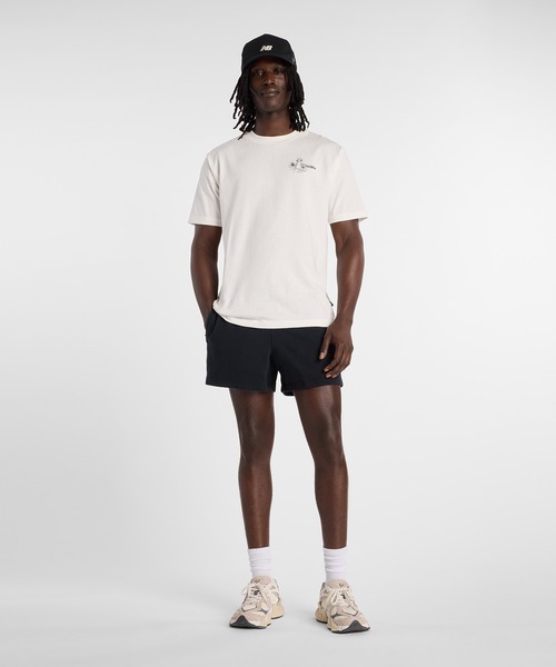 NEW BALANCE(ニューバランス)の「ファウンテンTシャツ(Tシャツ/カットソー・メンズ・ネイビー/オフホワイト・SMALL/MEDIUM/LARGE/X-LARGE/XX-LARGE)」の8枚目の写真