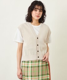 GREY LABEL ペーパーヤーンニットベスト