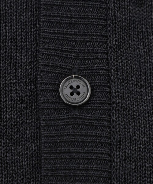 MACKINTOSH PHILOSOPHY(マッキントッシュ フィロソフィー)の「GREY LABEL ペーパーヤーンニットベスト(ベスト・レディース・ベージュ/ブラック/ブラウン・2)」の6枚目の写真