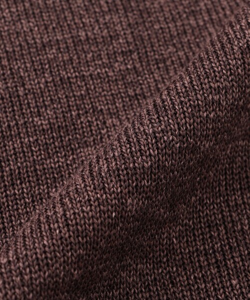 MACKINTOSH PHILOSOPHY(マッキントッシュ フィロソフィー)の「GREY LABEL ペーパーヤーンニットベスト(ベスト・レディース・ベージュ/ブラック/ブラウン・2)」の9枚目の写真