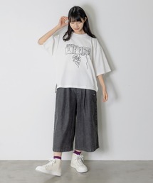 ScoLar Parity（スカラーパリティ）の「362106：ネコパン刺繍 ツイルorデニムパンツ（デニムパンツ）」