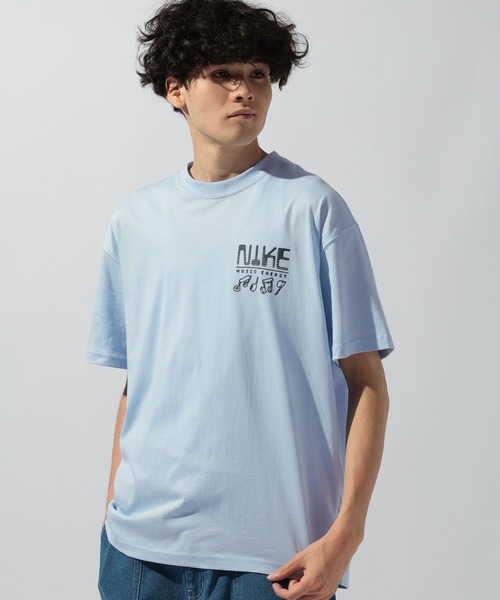 NIKE(ナイキ)の「【NIKE(ナイキ)】スウッシュ サウンズ 半袖Tシャツ(Tシャツ/カットソー・メンズ・ブラック/ライトブルー・LARGE)」の6枚目の写真