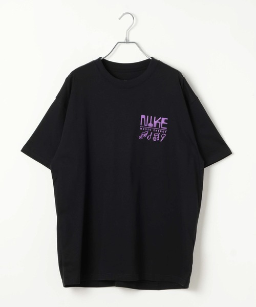 NIKE(ナイキ)の「【NIKE(ナイキ)】スウッシュ サウンズ 半袖Tシャツ(Tシャツ/カットソー・メンズ・ブラック/ライトブルー・LARGE)」の3枚目の写真