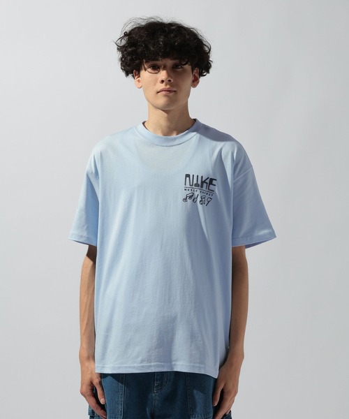 NIKE(ナイキ)の「【NIKE(ナイキ)】スウッシュ サウンズ 半袖Tシャツ(Tシャツ/カットソー・メンズ・ブラック/ライトブルー・LARGE)」の7枚目の写真