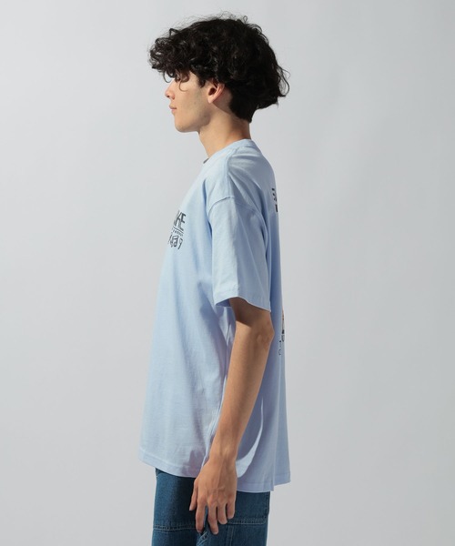 NIKE(ナイキ)の「【NIKE(ナイキ)】スウッシュ サウンズ 半袖Tシャツ(Tシャツ/カットソー・メンズ・ブラック/ライトブルー・LARGE)」の8枚目の写真