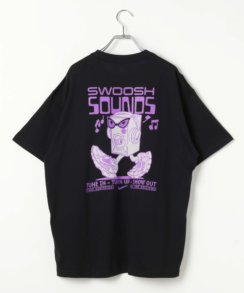 NIKE(ナイキ)の「【NIKE(ナイキ)】スウッシュ サウンズ 半袖Tシャツ(Tシャツ/カットソー・メンズ・ブラック/ライトブルー・LARGE)」の19枚目の写真