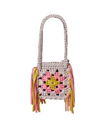 GARMENTS FAB（ガーメンツファブ）の「Crochet Tassel Mini Bag (IVORY)（メッセンジャーバッグ）」