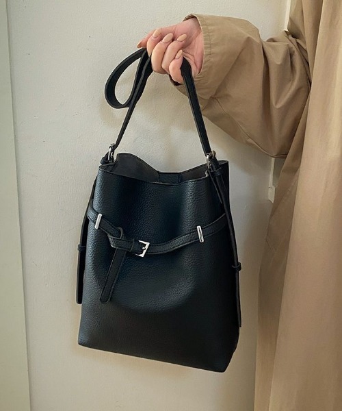 CHUN CHUN NOTES（チュンチュンノーツ）の「26SS/2点セットベルトデザインショルダーバッグ（ショルダーバッグ・レディース・ダークブラウン/ブラック/ライトブラウン/グレー・F）」の12枚目の写真