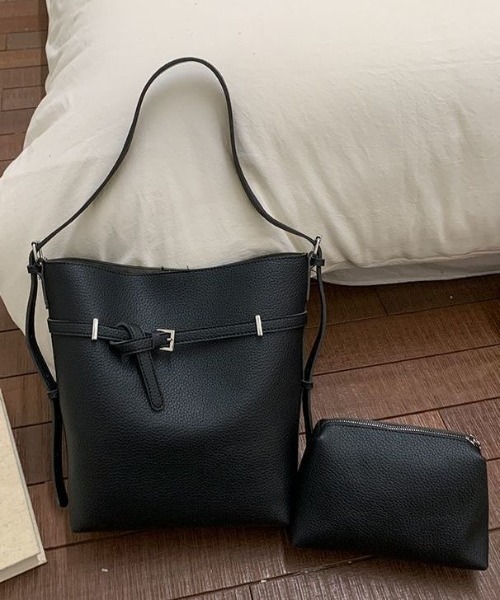 CHUN CHUN NOTES（チュンチュンノーツ）の「26SS/2点セットベルトデザインショルダーバッグ（ショルダーバッグ・レディース・ダークブラウン/ブラック/ライトブラウン/グレー・F）」の20枚目の写真