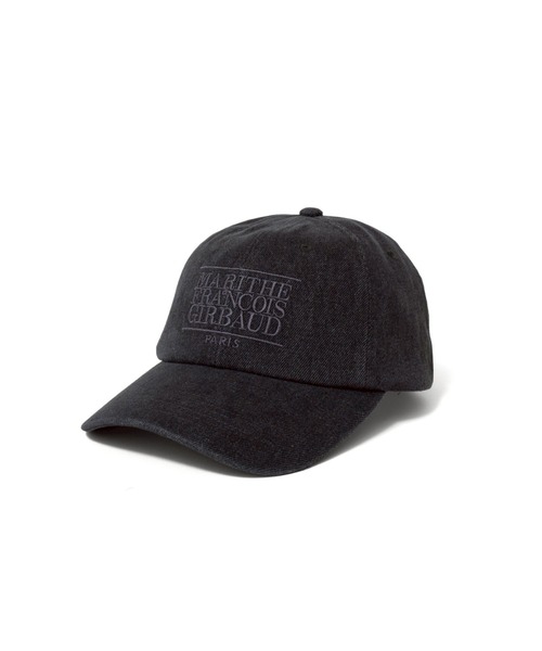MARITHE + FRANCOIS GIRBAUD（マリテフランソワジルボー）の「DENIM WASHING CLASSIC LOGO COVERED CAP（キャップ・レディース・ブラック系/ライトブルー/ブルー・フリー）」の2枚目の写真