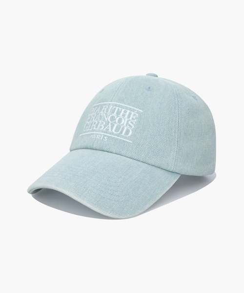 MARITHE + FRANCOIS GIRBAUD（マリテフランソワジルボー）の「DENIM WASHING CLASSIC LOGO COVERED CAP（キャップ・レディース・ブラック系/ライトブルー/ブルー・フリー）」の9枚目の写真