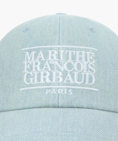 MARITHE + FRANCOIS GIRBAUD（マリテフランソワジルボー）の「DENIM WASHING CLASSIC LOGO COVERED CAP（キャップ・レディース・ブラック系/ライトブルー/ブルー・フリー）」の11枚目の写真