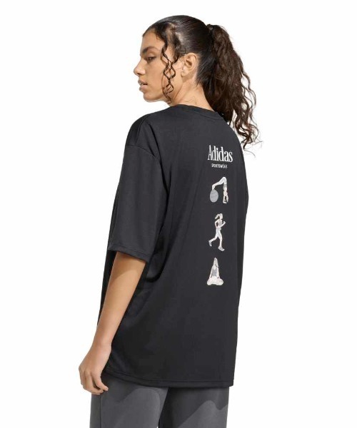 セール】アディダス adidas ソフト スポーツ グラフィックTシャツ（T