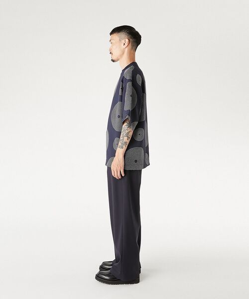 N.HOOLYWOOD COMPILE(N.ハリウッド コンパイル)の「DRAWSTRING T-SHIRT(Tシャツ/カットソー・メンズ・ネイビー・40/38/36)」の7枚目の写真
