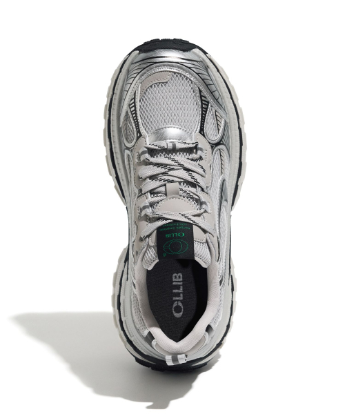 CLLIB(クリブ)の「Raw Runner スタンディングスニーカー 7.5cm -CL0902 (3カラー)(スニーカー・レディース・ブラック/シルバー/グレー・23cm/23.5cm/24cm/24.5cm/25cm)」の5枚目の写真