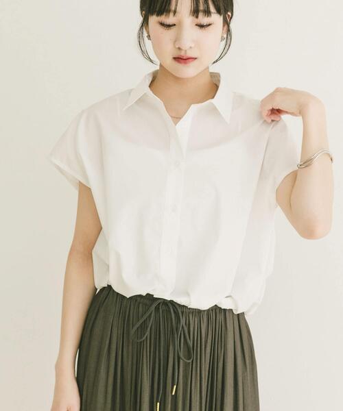 ITEMS URBANRESEARCH(アイテムズ アーバンリサーチ)の「バルーンフレンチシャツ(シャツ/ブラウス・レディース・ブルー系その他・FREE)」の2枚目の写真